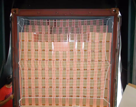 FALL ARREST NET TO CONTAIN THE LOAD OF THE CONTAINER 50 MM REINFORCED