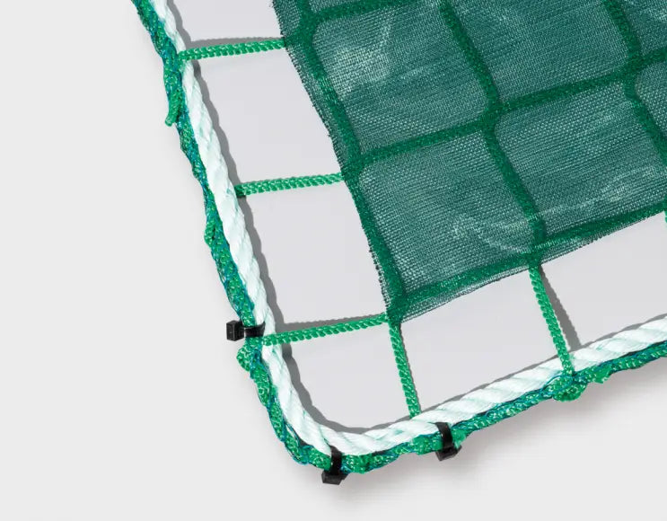 FALL ARREST NET IN THICK FABRIC MESH 100 MM