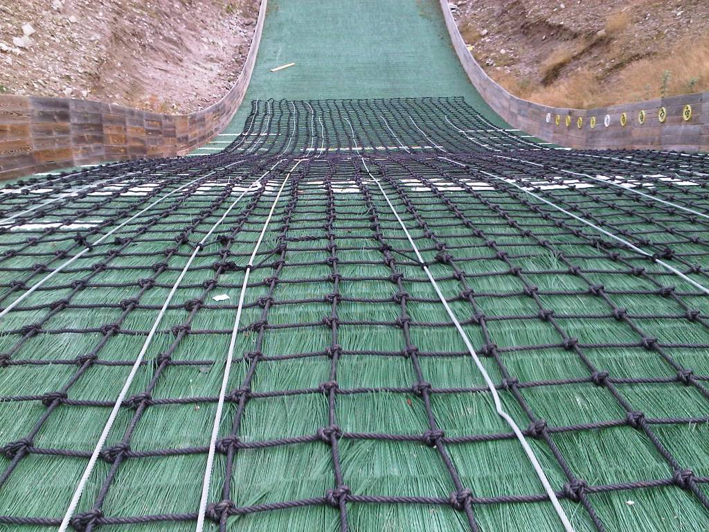 Filets pour tremplin de saut à ski